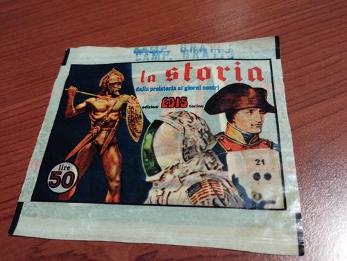 Bustina figurine storia ed - figurine, la