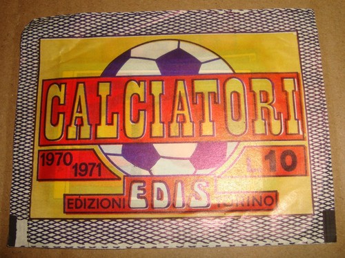 Calciatori 1970 1971 bustina - calciatori,